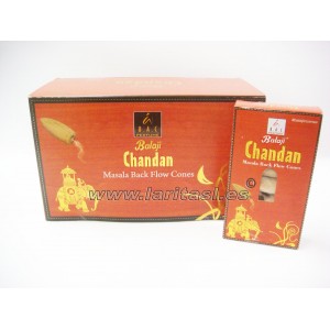 Incenso Balaji Chandan cones refluxo